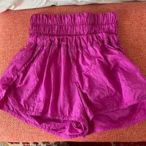 Pink/ Purple Free people high wasted shorts size xs